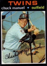 1971 Topps Baseball Cards      744     Chuck Manuel SP